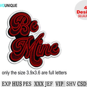 bee mine embroidery designs, valentine day embroidery, instant download, love emb, 4 sizes, applique designs, happy valentine day