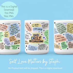 Dad Mug Sublimation, Dad Mug Wrap, Dad Mug PNG, Coffee Mug Sublimation Design Downloads, Dad Gift From Wife, 11oz Mug PNG, 11oz Mug Wrap