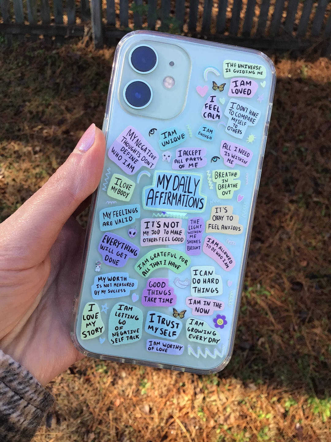 Aesthetic Quote Phone Case, Inspirational Phone Case, Mental