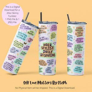 Hair Stylist Tumbler Wrap, Hair Stylist Tumbler PNG, 20 oz Tumbler Sublimation Designs, Gift For Hair Stylist, Tumbler Straight Template