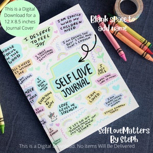 Blank Mom Self Love, Journal Cover Sublimation Design, Journal Cover Sublimation Download, Journal Cover PNG For Women, Mom Self Love PNG
