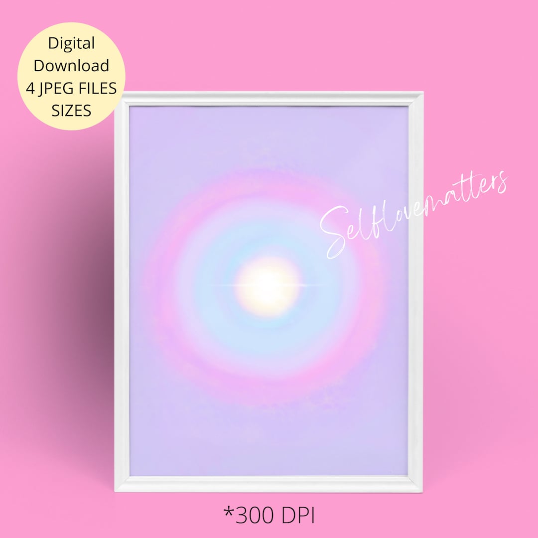 Aura Digital Art Aura Poster Printable Wall Art Aesthetic Decor ...