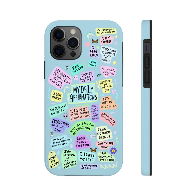 Self Love Phone Case, Trendy iPhone Case, Trendy iPhone 11 Case, Quote Phone Case, Aesthetic iPhone 12 Case, Trendy Gifts Mental health Gift image 4