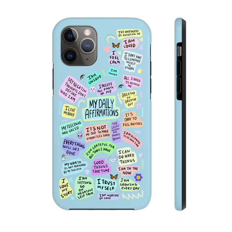 Self Love Phone Case, Trendy iPhone Case, Trendy iPhone 11 Case, Quote Phone Case, Aesthetic iPhone 12 Case, Trendy Gifts Mental health Gift image 7