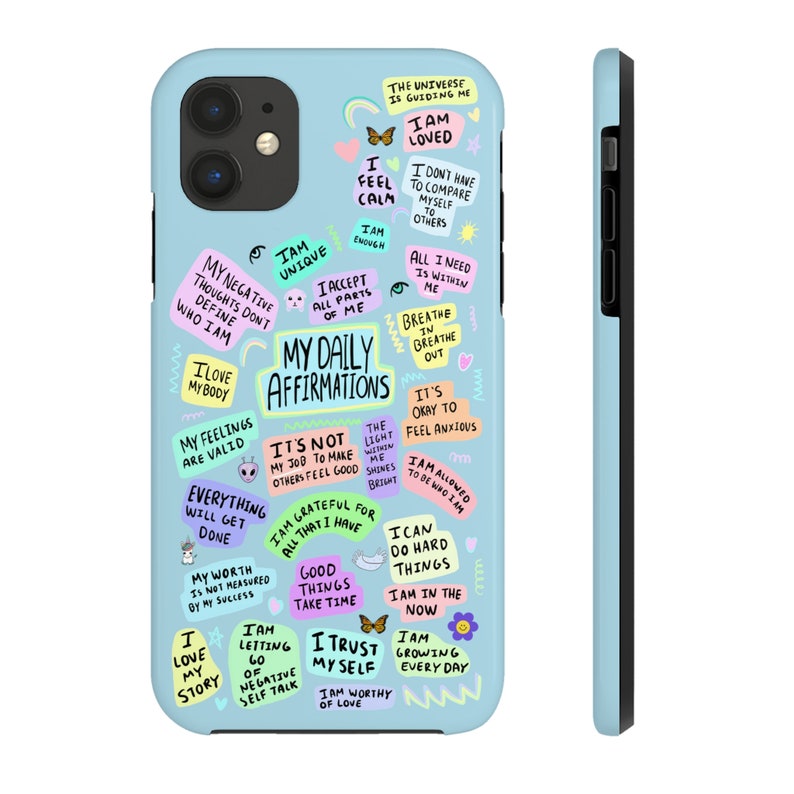 Self Love Phone Case, Trendy iPhone Case, Trendy iPhone 11 Case, Quote Phone Case, Aesthetic iPhone 12 Case, Trendy Gifts Mental health Gift image 6