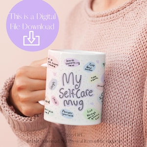 11oz coffee mug png, Mug Sublimation Designs Download, Digital Sublimation Downloads, mug png files for sublimation, Self Care PNG Self Love