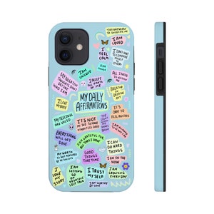 Self Love Phone Case, Trendy iPhone Case, Trendy iPhone 11 Case, Quote Phone Case, Aesthetic iPhone 12 Case, Trendy Gifts Mental health Gift image 2