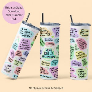 Mom Tumbler Sublimation Design, 20oz Skinny Tumbler Design, Tumbler Sublimation Design 20oz Skinny PNG Digital Download Template Digital