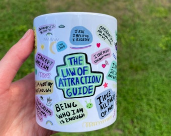 Affirmations Mug, Inspirational Mug, Motivational Mug, Self Care Mug, Self Love Mug, Positive Quote Mug, Mugs with Sayings Gift for Daughter