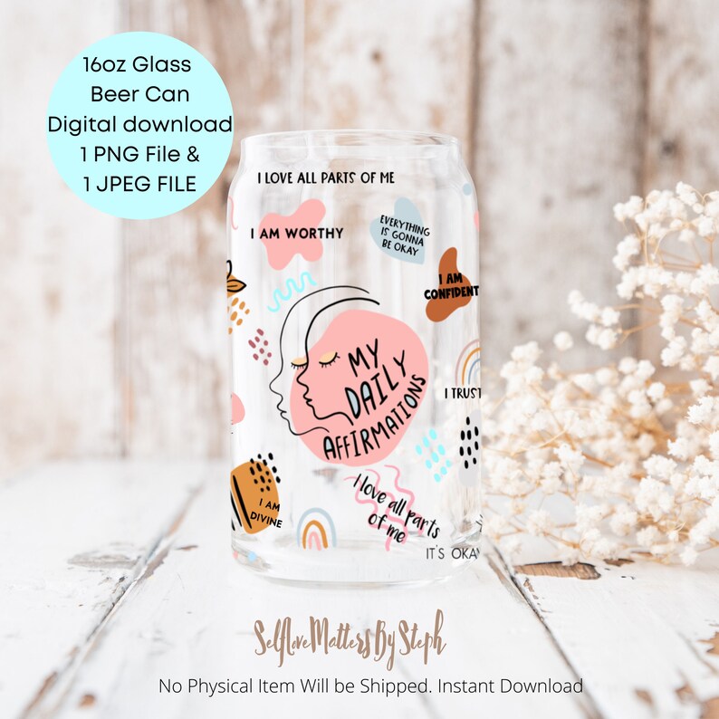 16oz Beer Can Glass Sublimation Design Beer Can Glass PNG Etsy UK