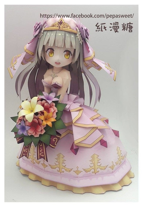 Louche Shironeko Papercraft Pepakura, 3D Model Paper PDF