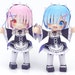 Rem Ram ,emilia, Beatrice, Papercraft , Pepakura, 3D Model Paper , PDF ...