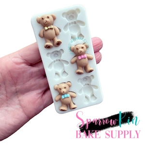 UPRIGHT TEDDY BEAR Multi Silicone Mold