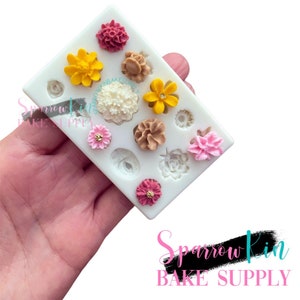 MINI FLOWERS VARIETY Silicone Mold