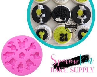 MARTINIS AND MARGARITAS Glass Silicone Mold | Cinco de Mayo | Lime | Small Treats |
