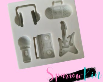 MYPRACS 4 Stuks Hummel Silikonform Biene Fondant Formen für Kuchen