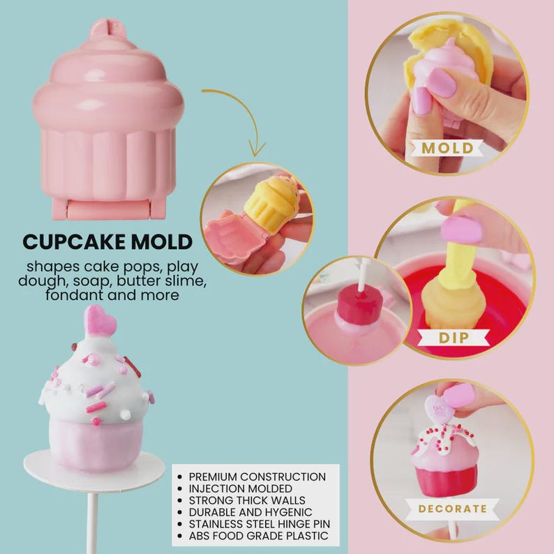 CUPCAKE My Little Cake Pop Mold image 1