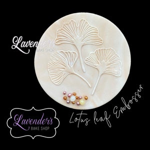 LOTUS LEAF Fondant Embosser
