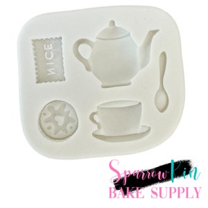 TEA & BISCUIT THEME Silicone Mold