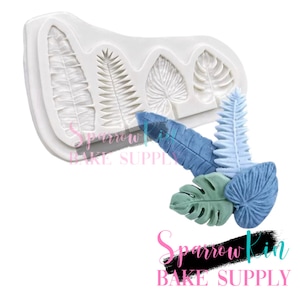 FERN LEAF VARIETY QUAd Silicone Mold