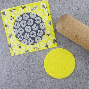 DONUT PATTERN 041 DEBOSSER Custom Cookie Cutter