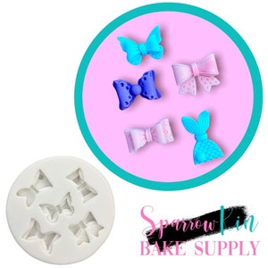 2D BOWS VARIETY Silicone Mold