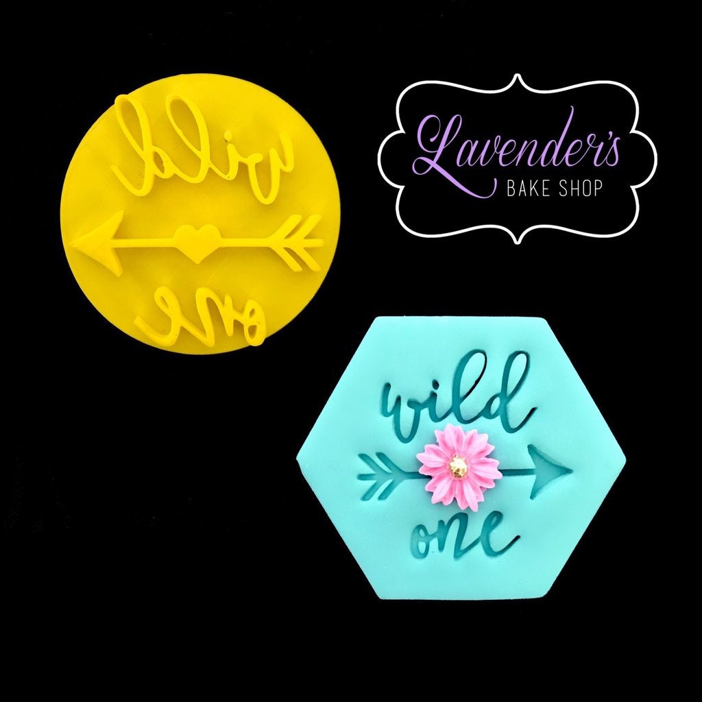 WILD ONE 104 Custom Cookie Cutter Embosser Etsy