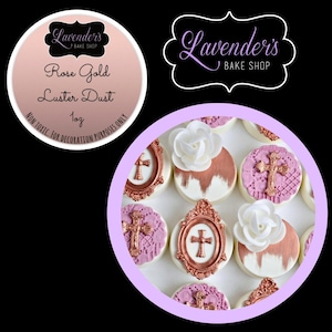 ROSE GOLD Luster Dust - Lavender&#39;s Bake Shop