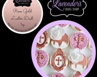 ROSE GOLD Luster Dust - Lavender's Bake Shop