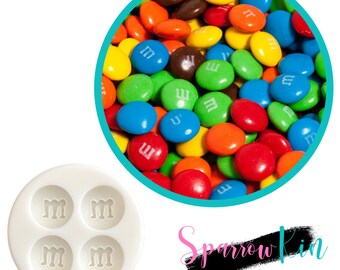 M&M'S Candy Plastic Mold-m and M Round Ovoid Mold-candy -  UK