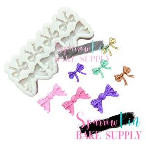 LIZ RIBBON BOW Variety Silicone Mold