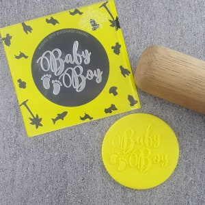 BABY BOY 323 DEBOSSER Custom Cookie Cutter