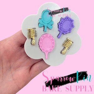 MIRROR & COMBS FOR Small Treats Silicone Mold