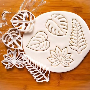 4PC LEAF AND FERN Cutter Set