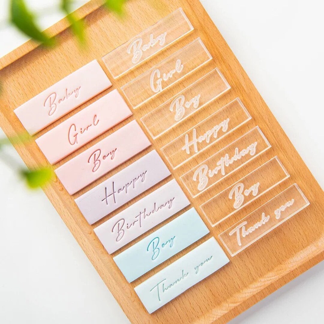 Embosser Script INDIVIDUAL SCRIPT SAYING Embosser - Etsy