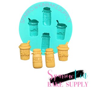 COFFEE & MILK BOTTLE Silicone Mold