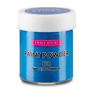 BLUE PAINT POWDER Edible Art Paint Sweet Sticks