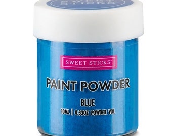 BLUE PAINT POWDER Edible Art Paint Sweet Sticks
