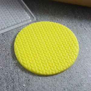 WOOL PATTERN 051 DEBOSSER Custom Cookie Cutter