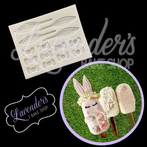Easter Bunny Ears Long Silicone Mold LBS Etsy