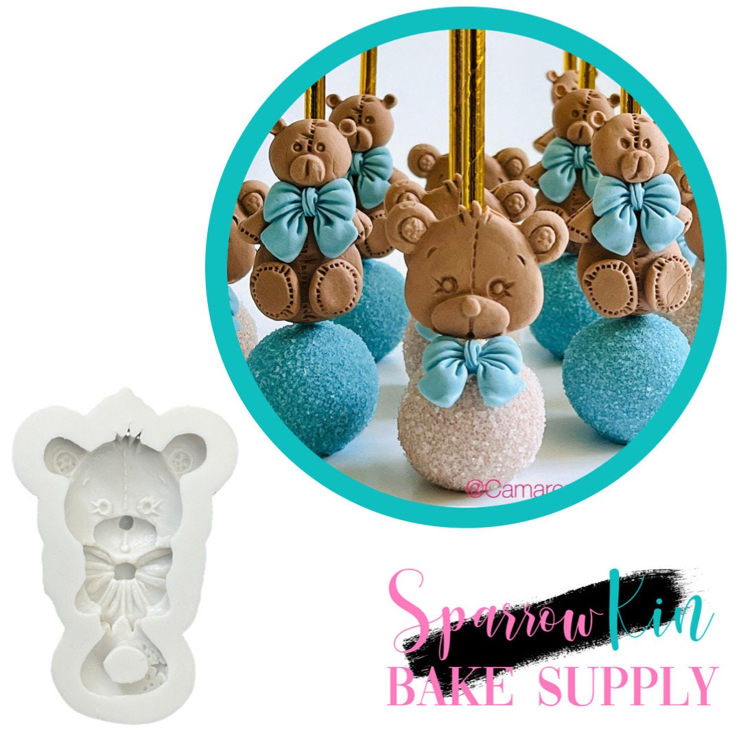 TEDDY BEAR RATTLE Silicone Mold - Etsy