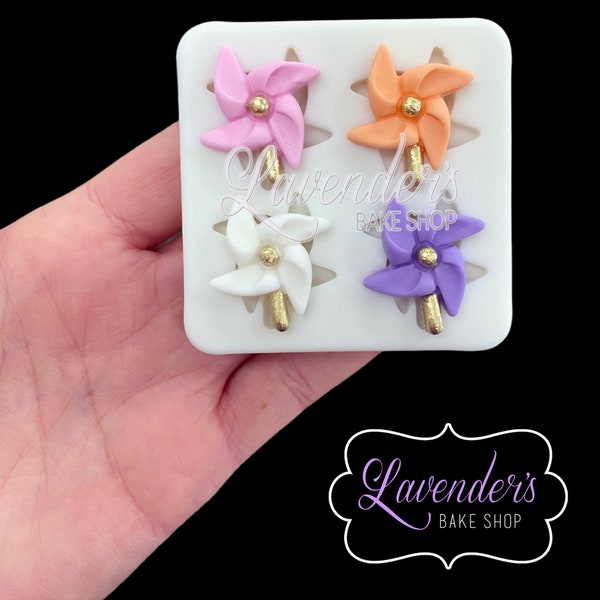 PINWHEEL QUAD Silicone Mold