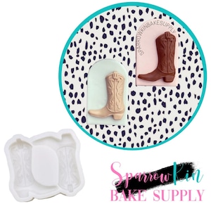 COWBOY BOOTS DUO Silicone Mold