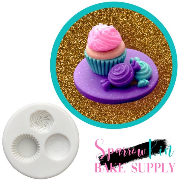 Polymer Clay Cupcake Mold Etsy