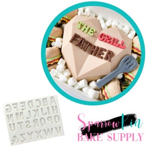 PYRAMID ALPHABET Silicone Mold