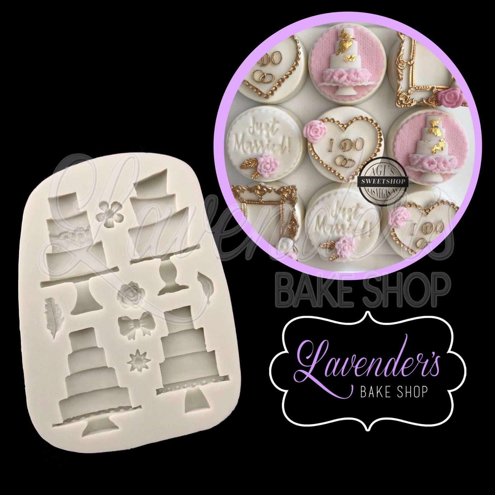 PASTELES APILADOS Libras molde de silicona Etsy