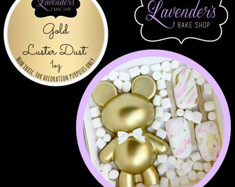 GOLD Luster Dust - Lavender's Bake Shop
