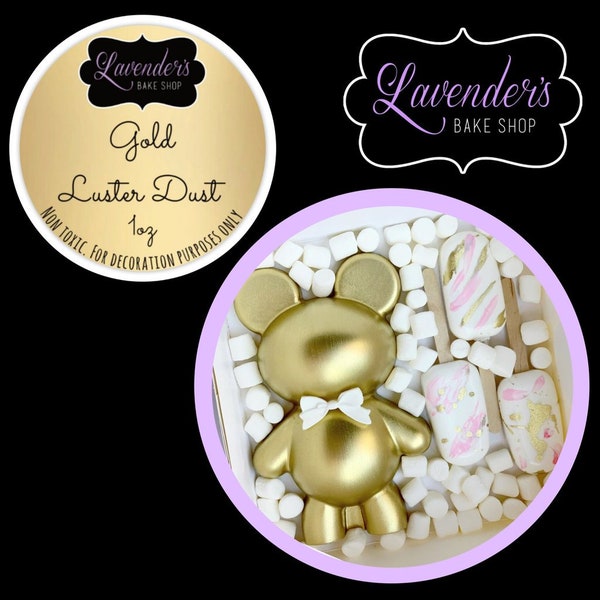 GOLD Luster Dust - Lavender's Bake Shop