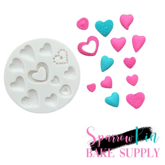 Mini Heart Silicone Mold, 24 Cavities -  Finland