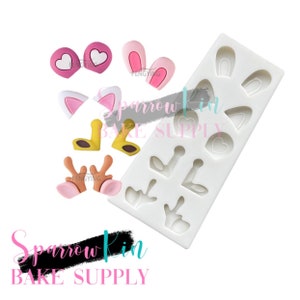 CAKEPOP ANIMAL EARS Silicone Mold